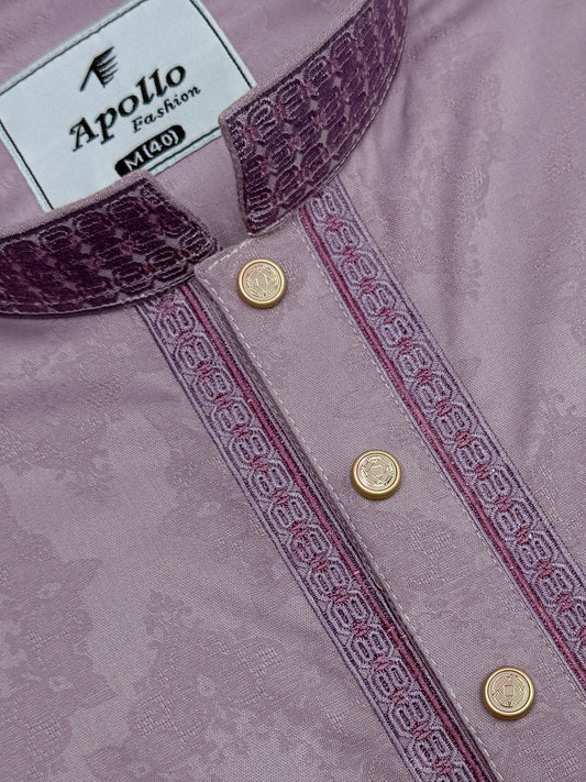 Luxury China Bamboo Panjabi – Pink