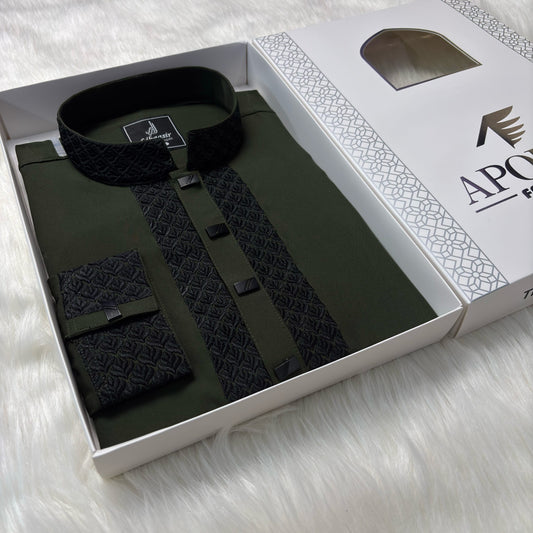 Premium Olive Panjabi image 0