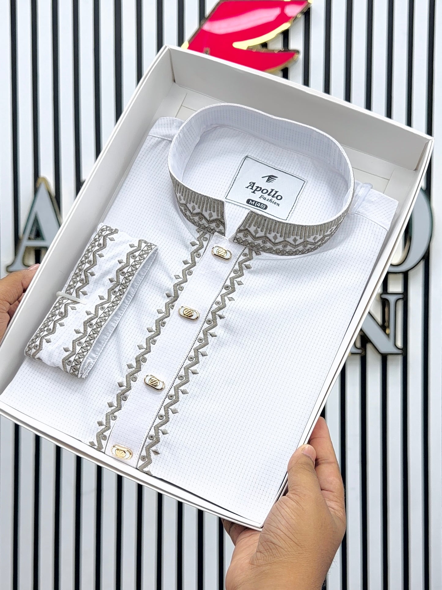 Premium White Panjabi