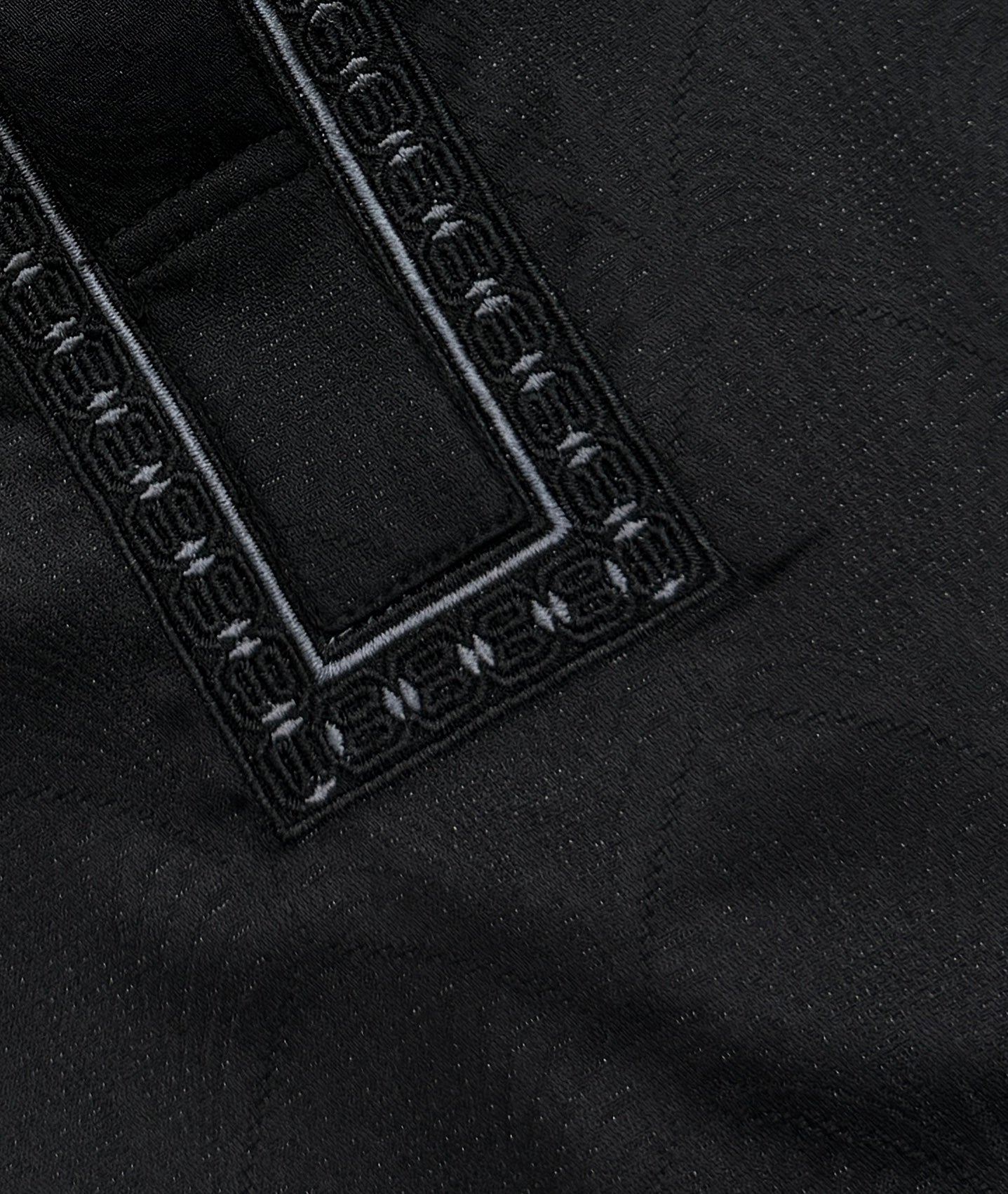 Luxury China Bamboo Panjabi – Black