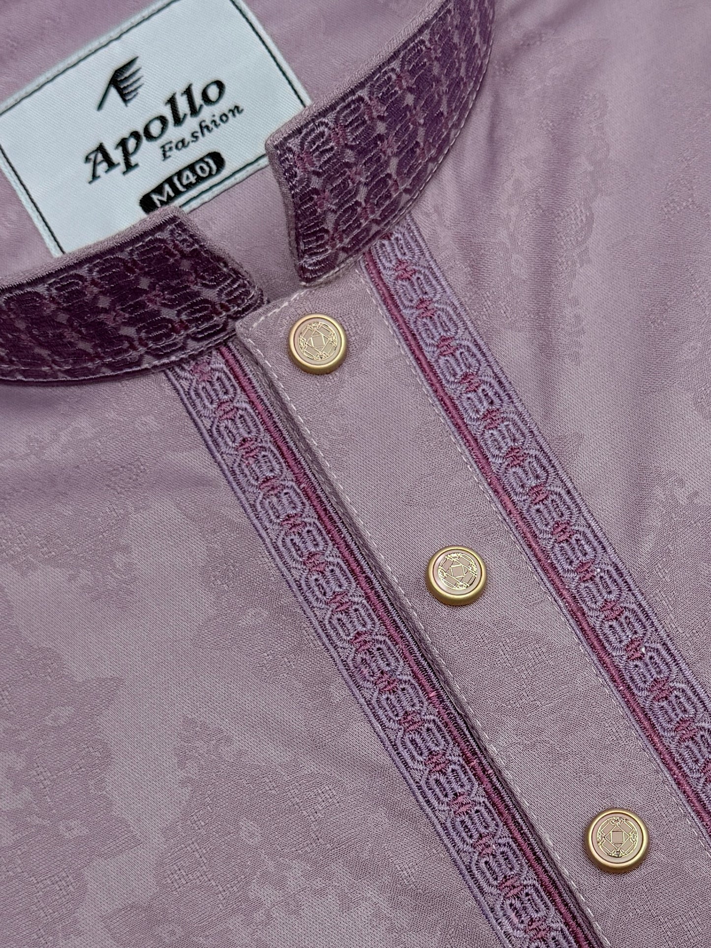 Luxury China Bamboo Panjabi – Pink