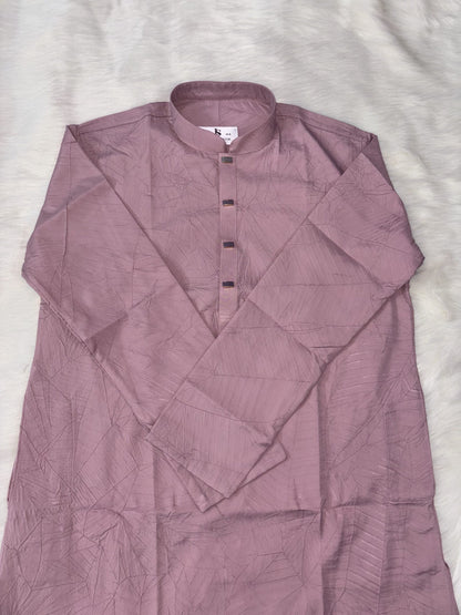 Embossed Cotton panjabi image 1