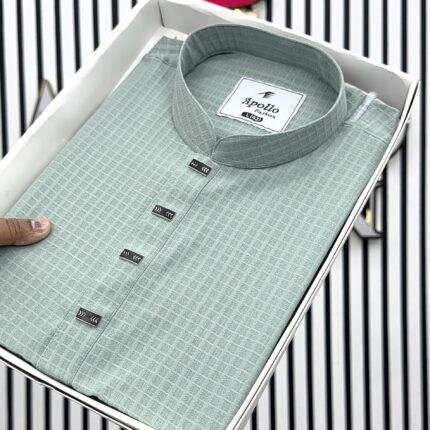 China Popcorn Mint Green Panjabi